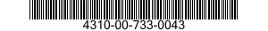 4310-00-733-0043  4310007330043 007330043
