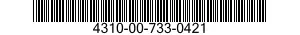 4310-00-733-0421  4310007330421 007330421