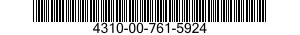 4310-00-761-5924  4310007615924 007615924
