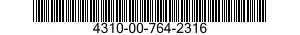 4310-00-764-2316 COMPRESSOR UNIT,RECIPROCATING 4310007642316 007642316