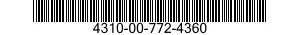 4310-00-772-4360  4310007724360 007724360