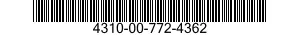 4310-00-772-4362  4310007724362 007724362