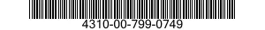 4310-00-799-0749  4310007990749 007990749