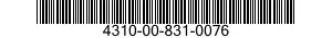 4310-00-831-0076  4310008310076 008310076
