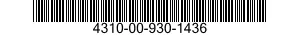 4310-00-930-1436  4310009301436 009301436