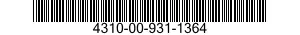 4310-00-931-1364  4310009311364 009311364