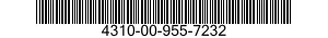 4310-00-955-7232  4310009557232 009557232