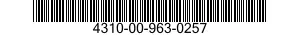 4310-00-963-0257  4310009630257 009630257