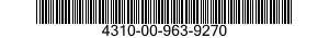 4310-00-963-9270  4310009639270 009639270