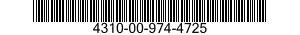 4310-00-974-4725  4310009744725 009744725