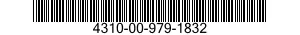 4310-00-979-1832  4310009791832 009791832