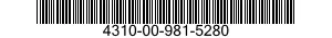 4310-00-981-5280  4310009815280 009815280