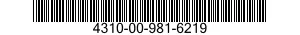 4310-00-981-6219 CONTROL ASSEMBLY GO 4310009816219 009816219
