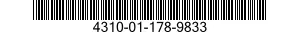 4310-01-178-9833 CRANKSHAFT,COMPRESSOR 4310011789833 011789833