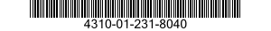 4310-01-231-8040 CRANKSHAFT,COMPRESSOR 4310012318040 012318040