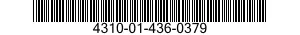 4310-01-436-0379 PLATE,VALVE STOP 4310014360379 014360379