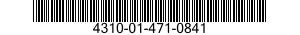 4310-01-471-0841 VALVE,REED 4310014710841 014710841