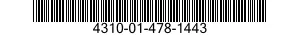 4310-01-478-1443 HUB INSERT,AIRCRAFT 4310014781443 014781443
