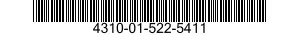4310-01-522-5411 COMPRESSOR UNIT,RECIPROCATING 4310015225411 015225411