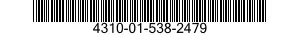4310-01-538-2479 FILTER ELEMENT,INTAKE AIR CLEANER 4310015382479 015382479