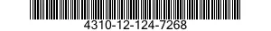 4310-12-124-7268  4310121247268 121247268