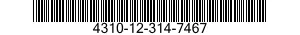 4310-12-314-7467 VALVE PLATE,COMPRESSOR 4310123147467 123147467