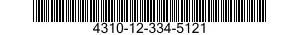 4310-12-334-5121 RING,PISTON 4310123345121 123345121