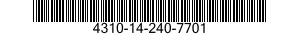 4310-14-240-7701  4310142407701 142407701
