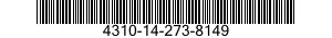 4310-14-273-8149  4310142738149 142738149