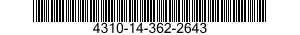 4310-14-362-2643 REED STRIP,VALVE 4310143622643 143622643
