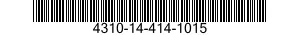 4310-14-414-1015 CRANKSHAFT,ENGINE 4310144141015 144141015