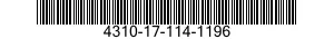 4310-17-114-1196 RING,PISTON 4310171141196 171141196