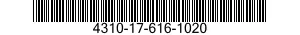 4310-17-616-1020 INLAATSTUK,COMPRESS 4310176161020 176161020