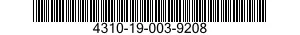 4310-19-003-9208 PLATE,REED VALVE 4310190039208 190039208
