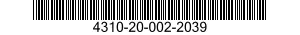 4310-20-002-2039 COMPRESSOR/CONDENSE 4310200022039 200022039