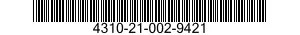4310-21-002-9421  4310210029421 210029421