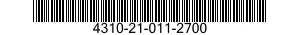 4310-21-011-2700  4310210112700 210112700