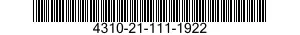 4310-21-111-1922  4310211111922 211111922