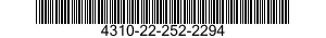 4310-22-252-2294  4310222522294 222522294