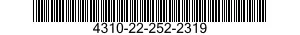 4310-22-252-2319  4310222522319 222522319