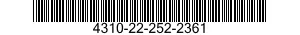 4310-22-252-2361  4310222522361 222522361
