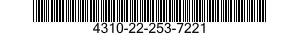 4310-22-253-7221  4310222537221 222537221
