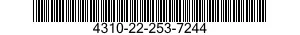 4310-22-253-7244  4310222537244 222537244