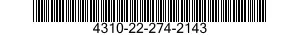 4310-22-274-2143  4310222742143 222742143