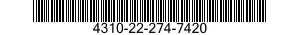 4310-22-274-7420 AIR CLEANER SYSTEM 4310222747420 222747420