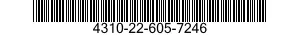 4310-22-605-7246 AIR CLEANER,INTAKE 4310226057246 226057246