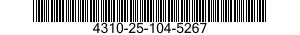 4310-25-104-5267 SCREW,CAP,HEXAGON HEAD 4310251045267 251045267