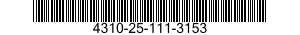 4310-25-111-3153 COMPRESSOR,RECIPROCATING 4310251113153 251113153