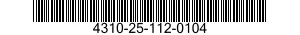 4310-25-112-0104  4310251120104 251120104