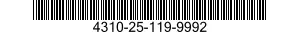 4310-25-119-9992 COMPRESSOR,RECIPROCATING 4310251199992 251199992